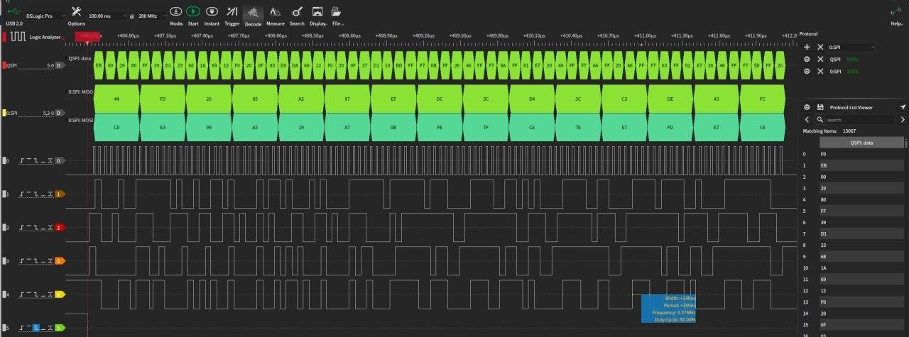 QSPI waveform